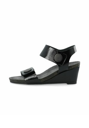 Wedge sandals - black