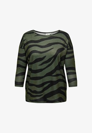 ONLY Carmakoma, CARALBA 3/4 - T-shirt à manches longues - khaki