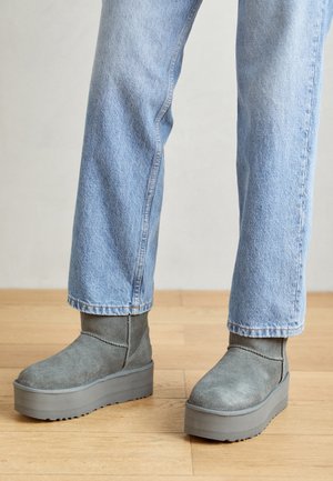 Plateaustiefelette - dark grey