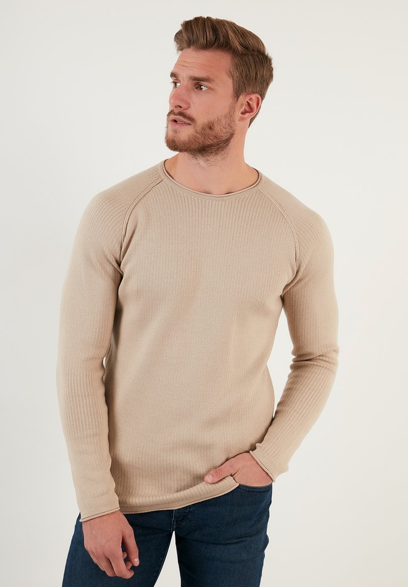 Buratti REGULAR FIT - Maglione - beige