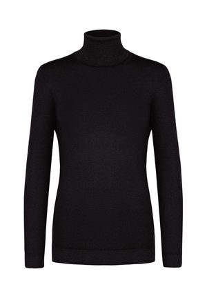 ROLLKRAGEN MIT LANGARM - Pullover - Black