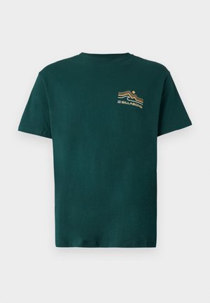 RANGE ADIV UNISEX - Nyomott mintás póló - spruce green