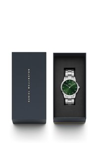 Daniel Wellington ICONIC LINK EMERALD - Pulkstenis - silver-coloured