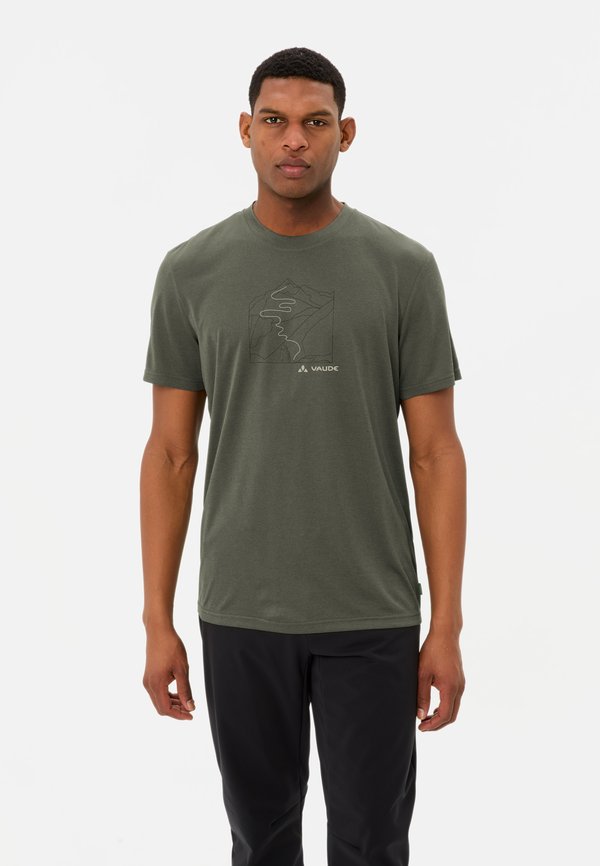 T-Shirt print - khaki