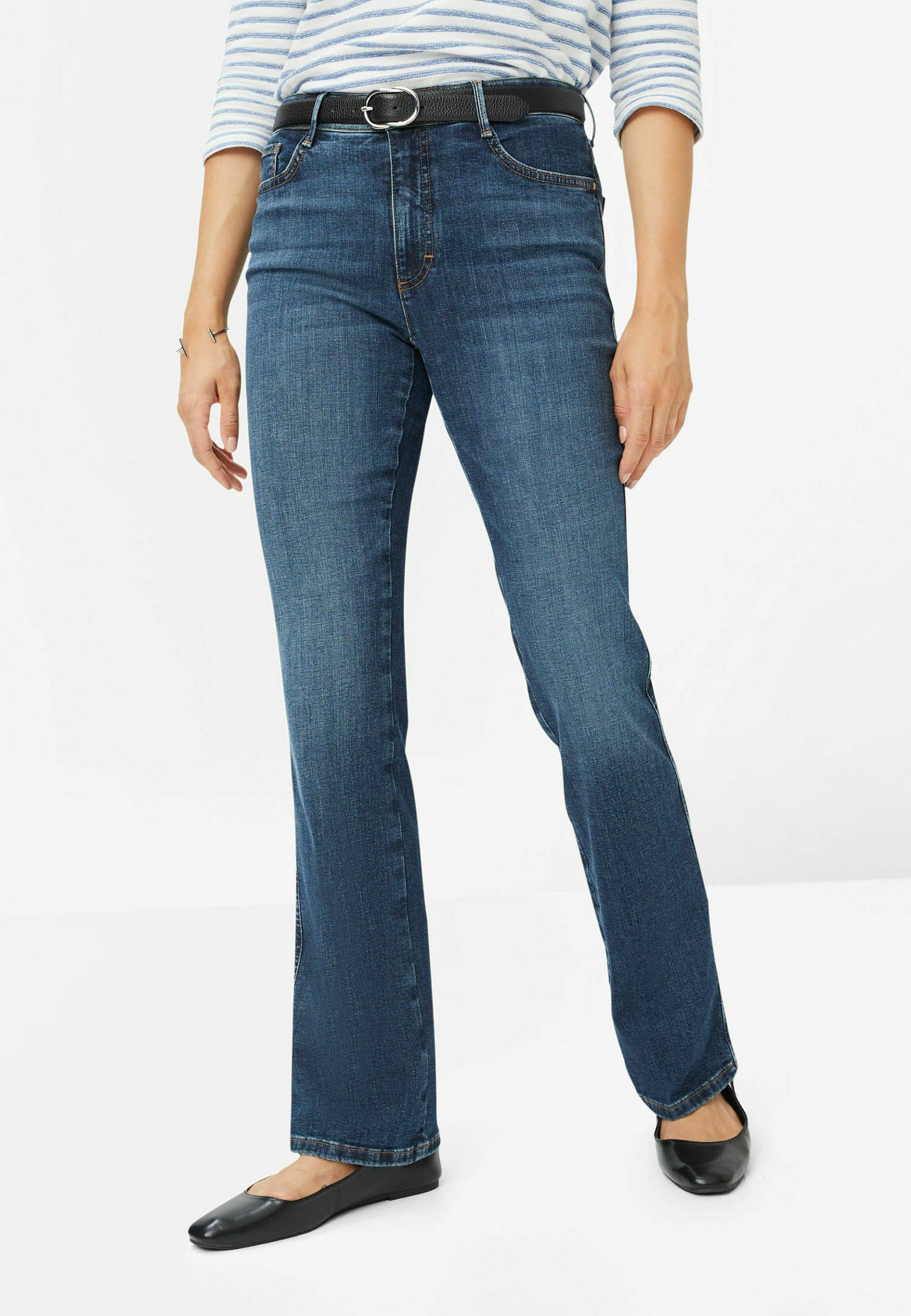 BRAX Damen Jeans ‚Mary Vintage‘ – Bootcut Jeans Aus Stretch-Denim Mit Retro Inspiriertem Look