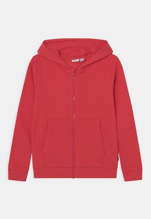 NKFNASWEAT HOOD - Felpa con zip - tomato puree