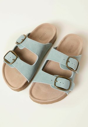 FatFace, REGULAR FIT - FOOTBED - Šľapky - green haze