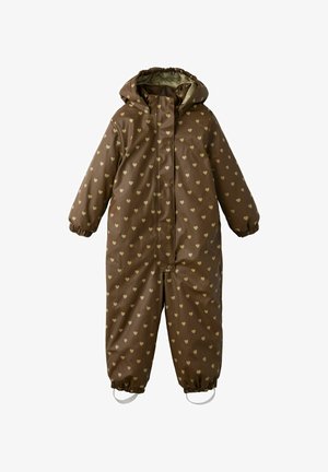 Lil' Atelier, SNOWSUIT LADRY10 PADDED - Zimná kombinéza - dark earth