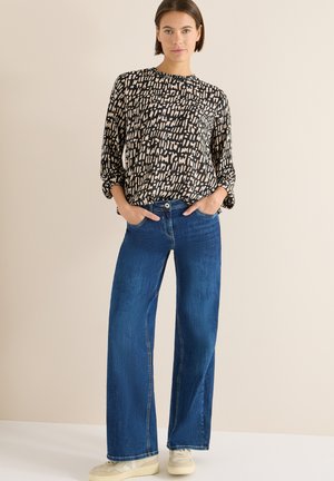 MIT SMOCK-AUSSCHNITT - Blusa - grün