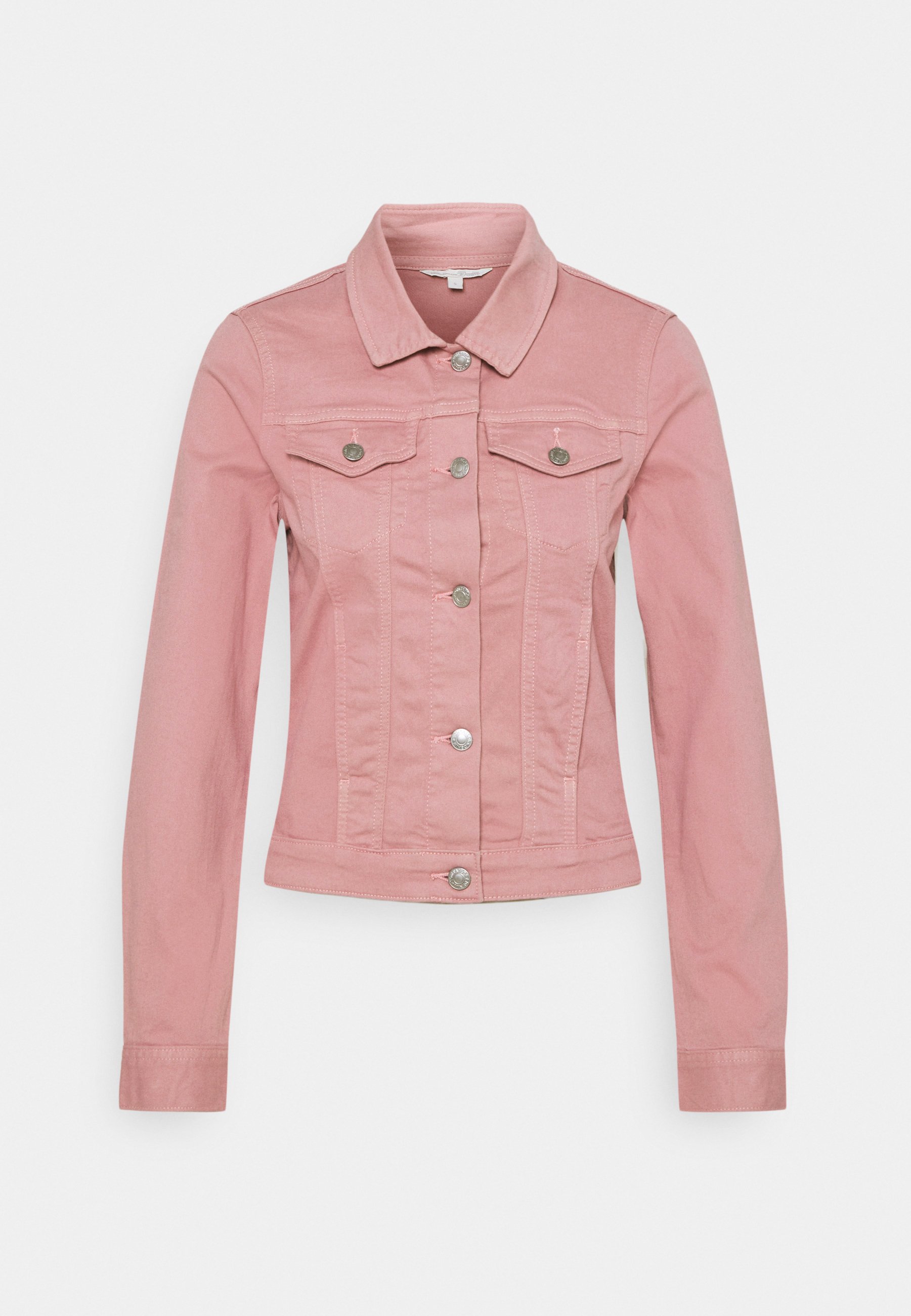 rose pink denim jacket