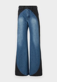 TAROT WITH CONTRAST OVAL DETAILS - Relaxed fit jeans - dark blue/black