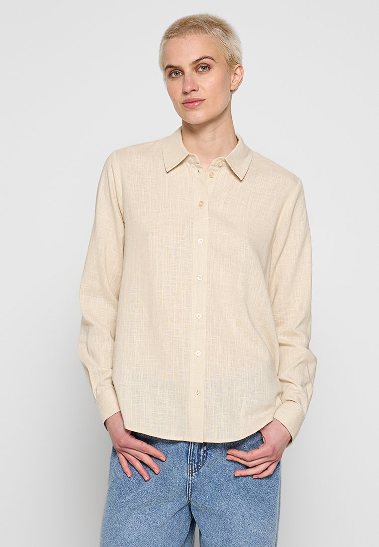 Selected Femme Overhemdblouse beige