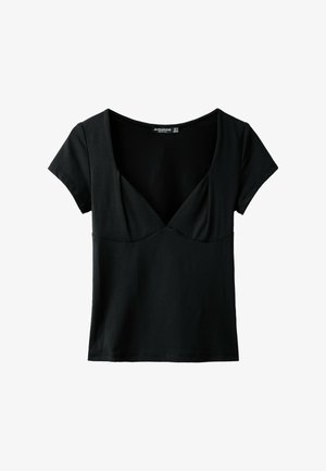 Stradivarius, T-Shirt print - black