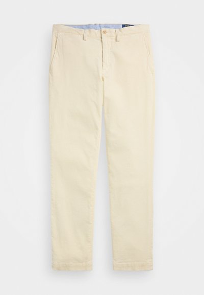Polo Ralph Lauren STRETCH STRAIGHT FIT CORDUROY TROUSER - Hlače - guide cream
