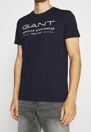 Printtipaita - dark blue