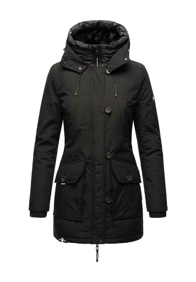 Navahoo - FREEZE STORM - Parka - black, Vergroten