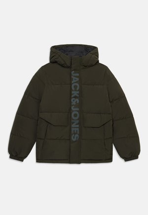 Jack & Jones Junior JCOSPEED PUFFER - Zimska jakna - olive