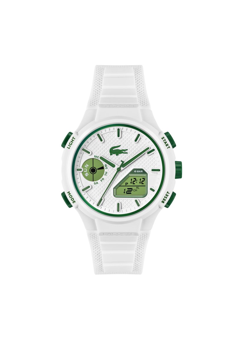 Lacoste Digitalklokke - weiß   weiß   grün