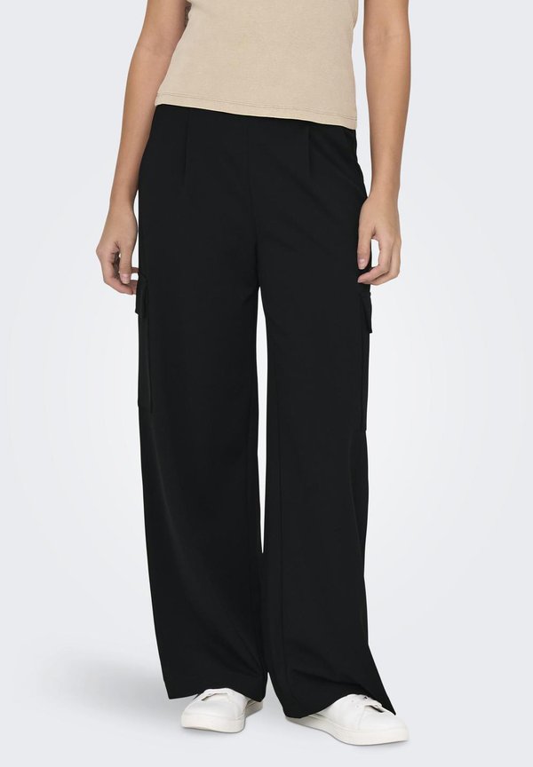 JDYGEGGO LIFE POCKET - Cargo trousers - schwarz