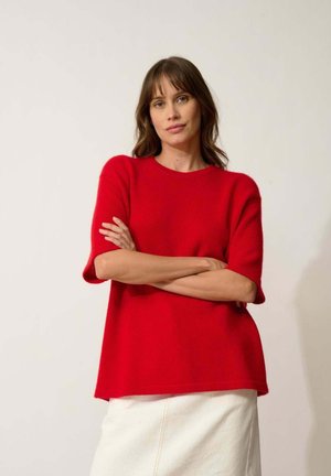 CARLA CREW NECK - T-shirt basique - red