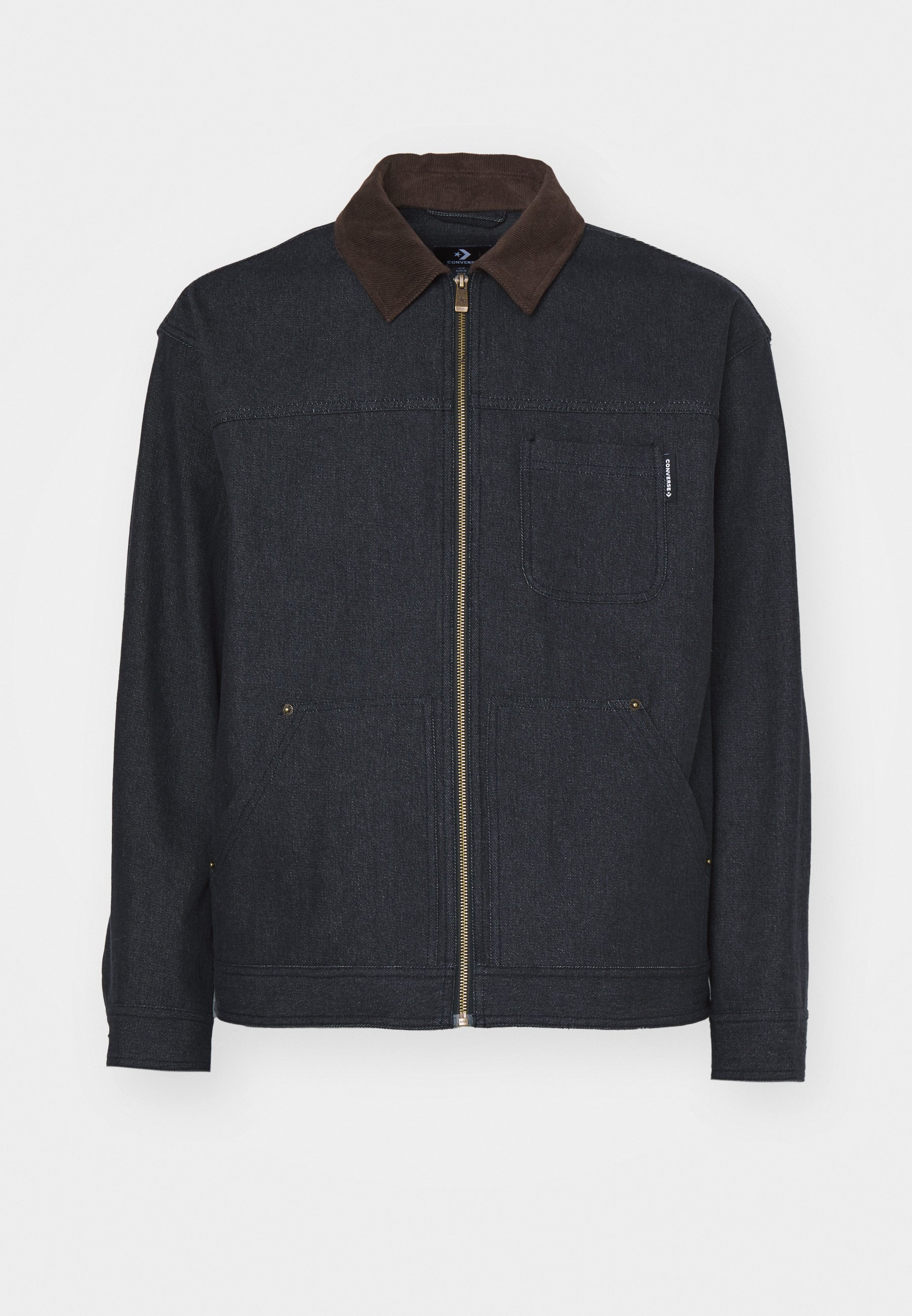 Converse Denim jacket - washed black denim/black denim - Zalando.ie