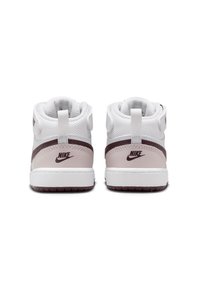 Nike Sportswear COURT BOROUGH MID 2 - Visoke tenisice - white burgundy crush platinum violet