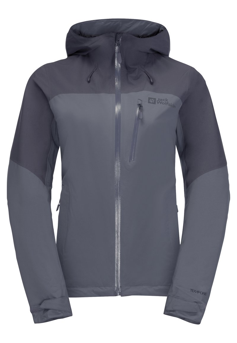 Jack Wolfskin Outdoorjas grijs