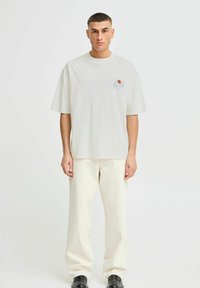 Solid SDOSRICK - Trükipildiga T-särk - off white