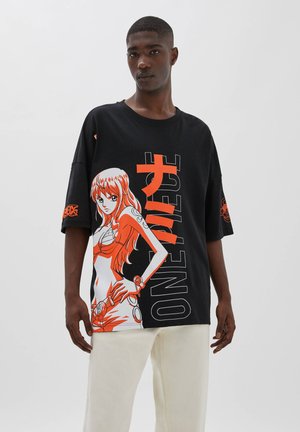 Print T-shirt - black