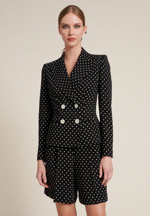 Blazer - nero/pois panna