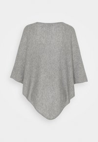 Davida Cashmere TRIANGLE PONCHO - Capa - light grey