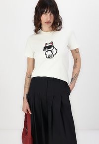KARL LAGERFELD SUMMER OCCASION SUIT TROUSERS - Hlače - black