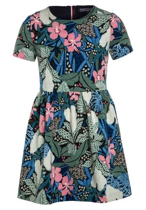 FLOWER PRINT DRESS - Freizeitkleid - blue