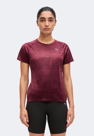 Puma, RUN VELOCITY TEE - Спортна тениска - ruby noir