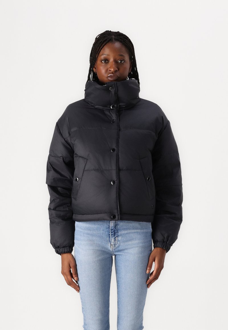 COACH REVERSIBLE PUFFER - Down jacket - black - Zalando.co.uk