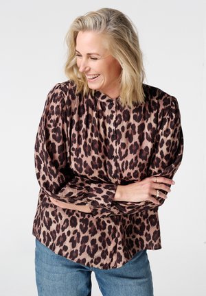 Overhemdblouse - multi/brown