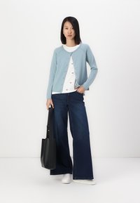 Rosemunde LAICA O NECK CARDIGAN - Casaco de malha - blue mist