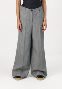 SOMETHINGNEW SNNANA WIDE MAXI PANT - Püksid - grey
