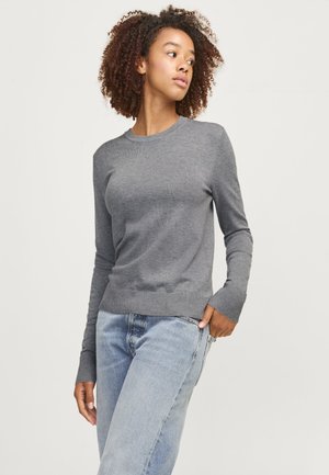 JXCARA COMFY CREW NECK - Pullover - medium grey