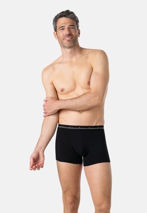 LOT DE 3 BUSINESS PRINT - Boxers - prune-noir