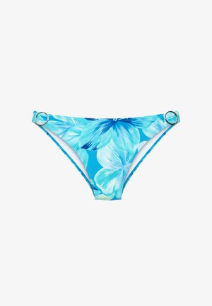 s.Oliver, S.OLIVER BIKINI-HOSE - Bikini bottoms - türkis bedruckt