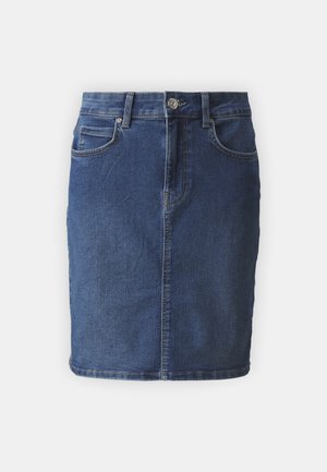 ONLWONDER SKIRT - Falda vaquera - medium blue denim