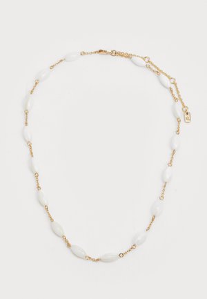 STATION COLLAR - Collier - gold-coloured/white