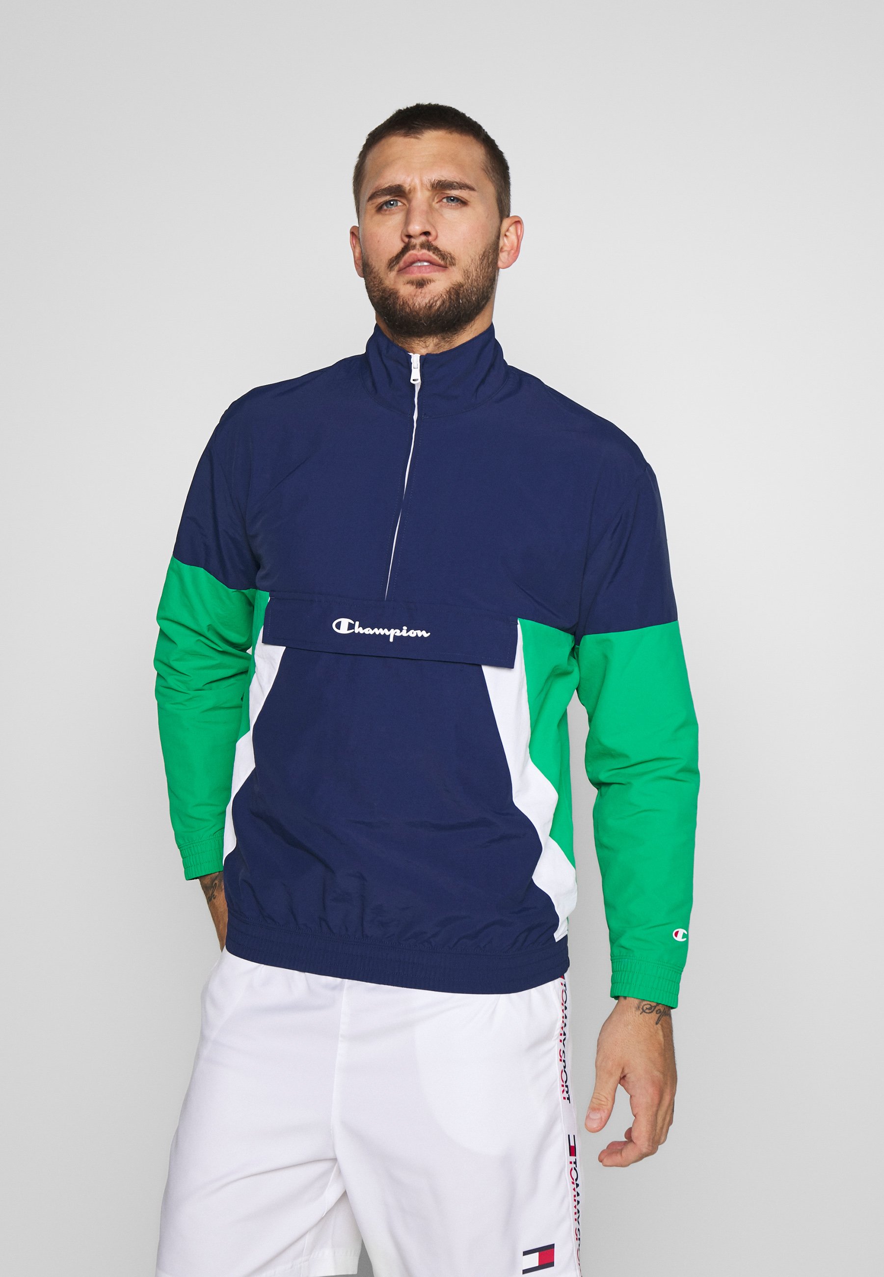 90S BLOCK HALF ZIP Träningsjacka dark blue 90S BLOCK HALF ZIP Träningsjacka dark blue