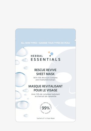 Herbal Essentials RESCUE REVIVE SHEET MASK - Masque tissu
