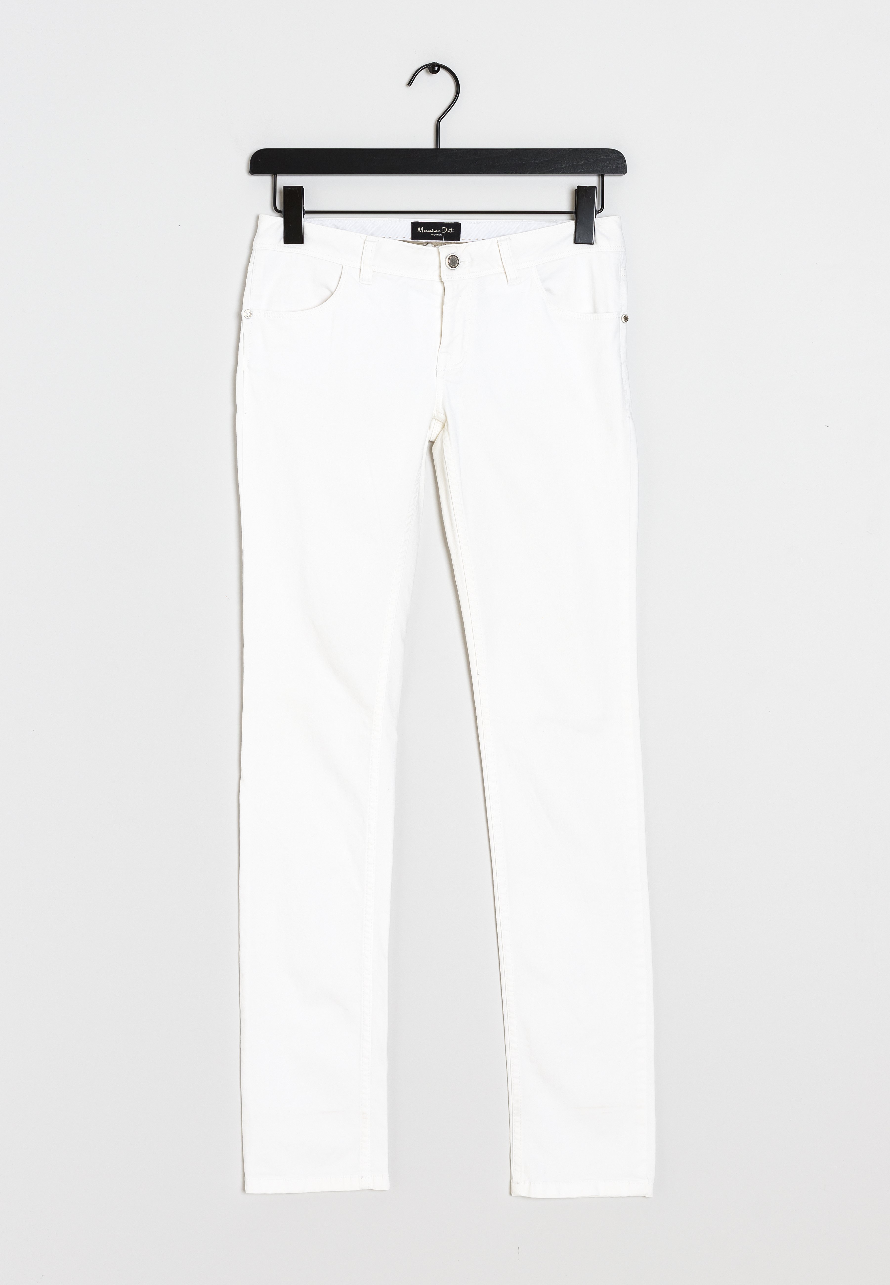 Massimo Dutti Slim fit jeans - white 