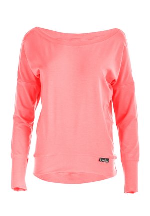 Winshape LONGSLEEVE - Sudadera - neon coral