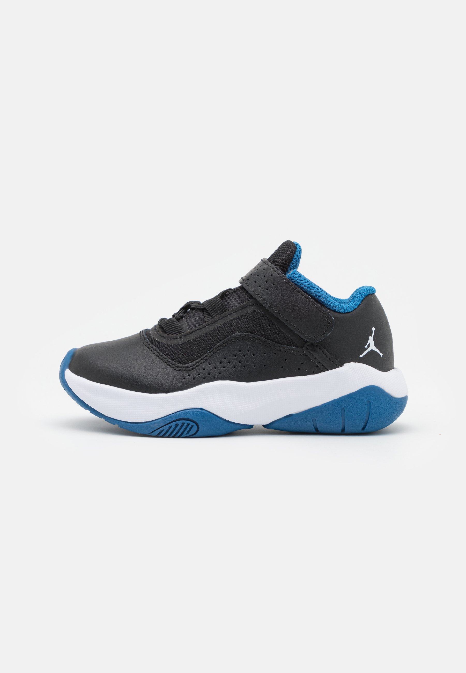 black white and blue jordan 11