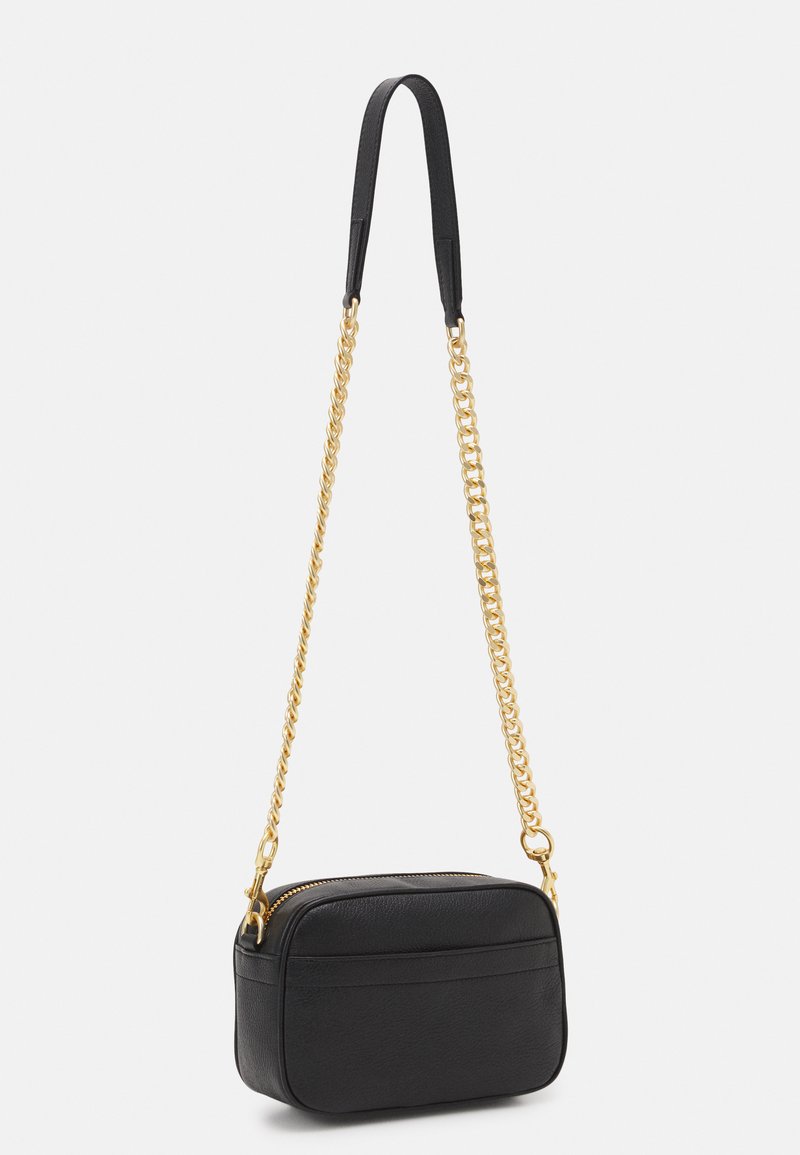 MOSCHINO LETTERING SHOULDER BAG - Umhängetasche - black/schwarz 
