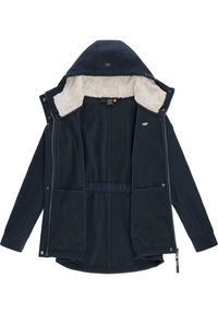 Jūras flotes jakas ar šerpa oderi kapuci, ar rāvējslēdzēju priekšpusē un spiedpogām. Iezīmē divas lielas priekšējās kabatas un elastīgu jostasvietā, lai nodrošinātu piemērotību.